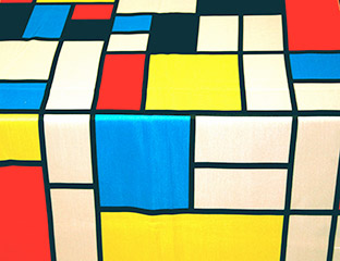 Print - Mondrian Rectangle Tablecloths 