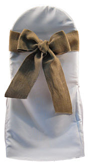 Burlap Sash